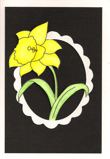 Daffodil Card